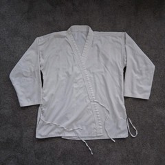 LINKS White Martial Arts Uniform Gi Top/Jacket „Martial Arts World” Logo Size L