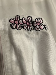FUJI 7016-W6 – IBJJF Uniform, Pink/White, Size WC1