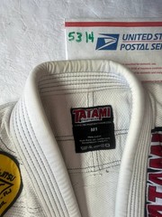 Tatami White Jiujitsu Gracie barra Top Only See Pics Size M1