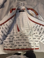 TTWD Train Till We Die Combat Club BJJ Gi White A1 Adult Unisex