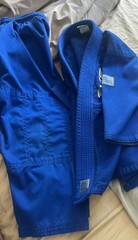 ELITE Sports Kids BJJ Brazilian Jiujitsu Gi Royal Blue – Youth Sz. C)