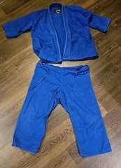 MMA King Blue BJJ Gi Size A4 With Alterations