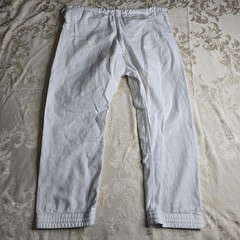 Hayabusa Pants Mens A1 White Jiu Jitsu Grappling MMA Fight