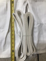 Fuji Kids Youth Children White Karate Taekwondo Starter Gi Belt Pant Kid 00 New