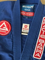 GRACIE BARRA Jiu Jitsu Equipe GB Ripstop GI BLUE Kids Unisex Size Y5