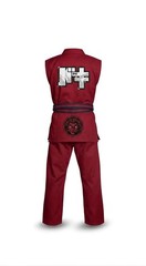 Red Ogre Martial Arts Gi Suit Embroidered Anime Costume Yujiro Hanma Inspired