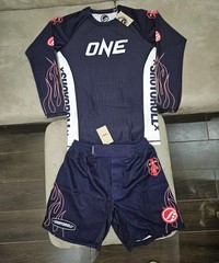 New Arrival ONE Championship x Shoyoroll NoGi Collab with BJJ Shorts LS Set