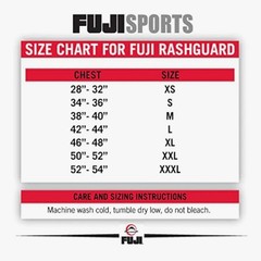 Fuji Sports Baseline IBJJF Ranked BJJ Jiu Jitsu Long Sleeve LS Rashguard – Blue