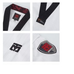 MOOTO BS 5 (Basic 5) Standard Taekwondo Uniform TKD WT Dobok [Black-Neck]