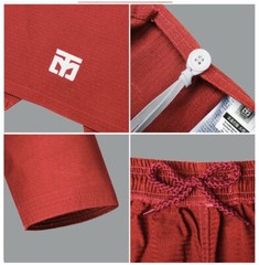 Mooto Uniform Gi Dobok V TaeKwonDo TKD Training Competition KTA WT Logo Red