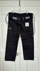 Kitsune BJJ Gi Pants A1L Black Ripstop MMA Grappling Jiu Jitsu 27×38