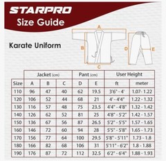 Starpro Karate Suit 120