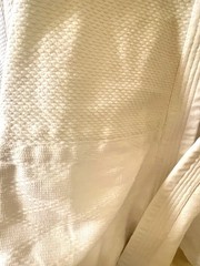 Youth Judo Gi White Cotton Uniform Set Jacket Pants Belt Size 1/150