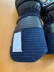 Japanese Kendo Kote Gloves Armor Navy Blue Size L Traditional