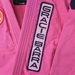 Adidas Jiu-Jitsu Gi Jacket Womens XL Pink Gracie Barra F4 X-Large Patch No Belt