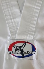 TIGER CLAW Four Dragons Lake Havasu White UNIFORM TOP GI Shirt Sz 4