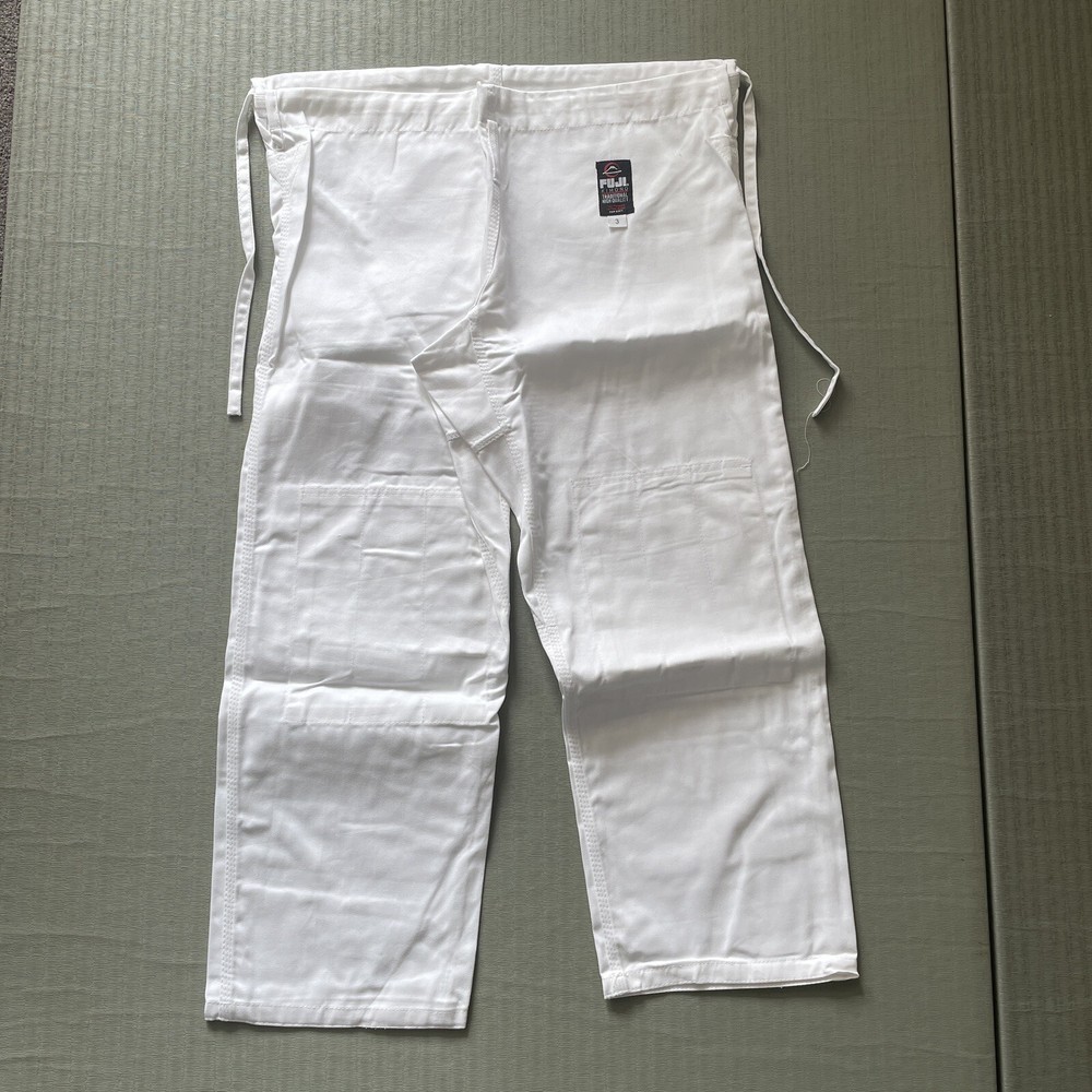 Fuji Judo Gi Pants White Jiu Jitsu Bjj Karate Various Sizes New in package