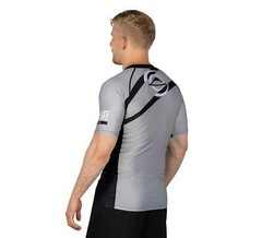 Fuji Vision MMA BJJ Jiu Jitsu ShortSleeve ShortSleeve SS Rashguard – Grey