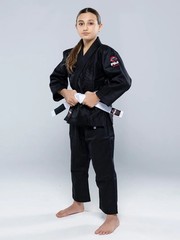 Fuji Kids Youth Childrens All Around Brazilian Jiu Jitsu Gi Jiu-Jitsu BJJ Black