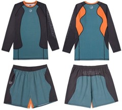 shoyoroll ARC Rash Guard LS & Shorts No Gi Kimono Competitor Bjj Brazilian