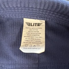Elite Sports Gi Jacket Adult A3 Blue MMA Jiu jitsu BJJ (Jacket Only)