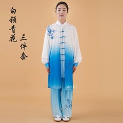 Women Silk Satin Chinese Tai Chi Suit Female Kung Fu Wushu Martial Arts Uniform