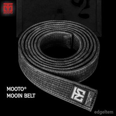 MOOTO Mooin Black Belt (vintage style premium black belt) width 4.5cm TKD Karate