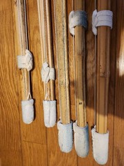 Japanese Kendo Shinai Bamboo Sword Set Of 5 With SSP Seal Approved