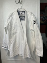 Gold BJJ Foundation GI Men’s White Cotton Jiu Jitsu Uniform Size A4