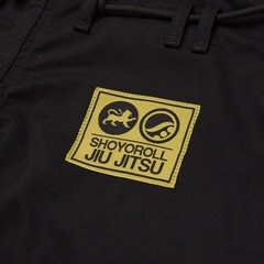 Shoyoroll Batch #136:RVCA Competitor Retro Black GI (JIU JITSU) Kimono 450GSM