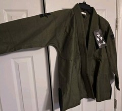 Elite Kids Martial Arts Jiu Jitsu Uniform Gi Top Only Green Size C3 New Tags