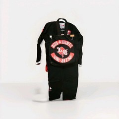 Lucky Gi Aces and Eights A1 Black BJJ Gi Dead Mans Hand Jiu Jitsu Kimono + Bag