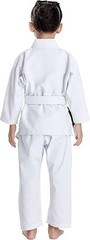 BJJ GI, Youth IBJJF Unisex Students Brazilian Jiujitsu Gi kimono White Sz M1