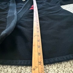 Elite Sports BJJ Gi Brazilian Jiu Jitsu Uniform Black Red Mens Size A4 Set