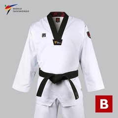 MOOTO BASIC 6 Standard Uniform with Black V-Neck WT Dobok Best Seller