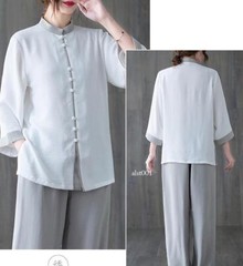 New Women’s Tai Chi Uniform Martial Arts Performance Training Clothes Tang Suits