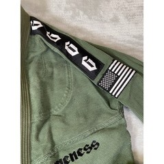 Gameness A3 Professional Fightwear Brazilian Jiu-Jitsu Mens Olive Green 2015