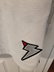 STORM Set White Gi BJJ Top Bottom Kimono Size A2