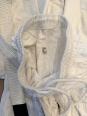 AOJ M4 Kids Unisex White Judo Gi Uniform Set w/ Belt, Model M4, Size M4