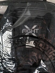 FightX Black Brazilian Jiu Jitsu (BJJ) Gi Size A5 for Men and Women