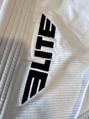 White Jiu Hi Jitsu Gi – Elite Sports – Size A4 – With White Belt