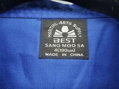 TAE KWON DO MARTIAL ARTS Supply UNIFORM SHIRT Blue size 4 180c