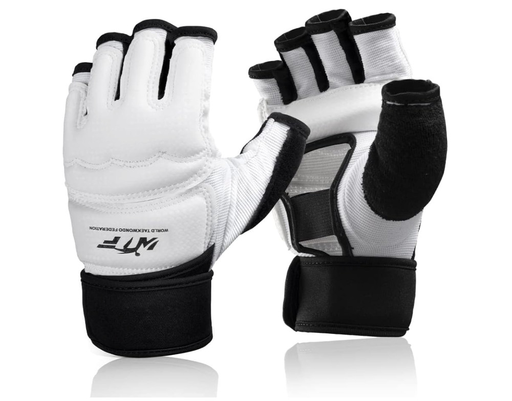 LangRay MMA Training Gloves White Small Sparring Punch Bag Gloves