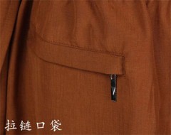 Buddhist Shaolin Monk Robe Full Set Linen Kung Fu Suit Meditation Uniforms