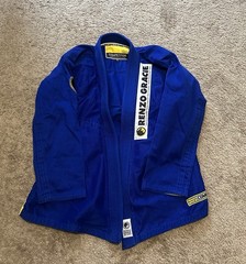 Renzo Gracie Competitor Comp Gear Men’s A3 – Jiu Jitsu BJJ Kimono Gi Top Blue