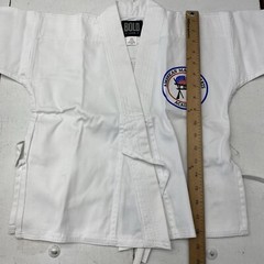 Bold Look Martial Arts Karate Gi White 7.5oz Traditional Set 300-W Size 000 New