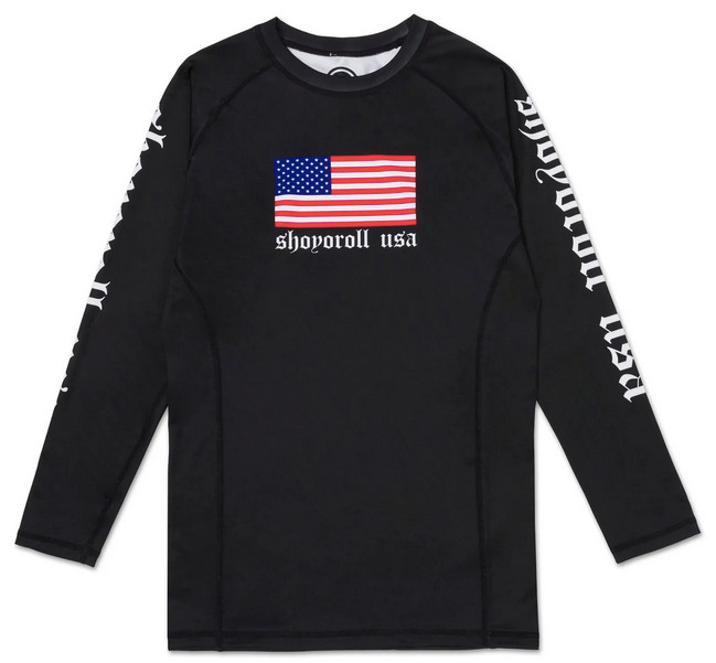 BJJ NoGI Shoyoroll Batch 151 LS 24 Americana Training Rash Guard