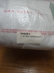 Macho Martial Arts Sparring Uniform Size 1/150 Jacket & Pants White Youth Unisex
