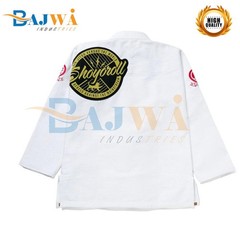 Shoyoroll Competitor BJJ Gi– Black & White 450 GSM Pearl Weave Jiu-Jitsu Uniform