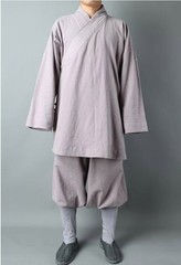 High-grade Cotton&Linen Shaolin Monk Kung Fu Clothing Zen Buddhist